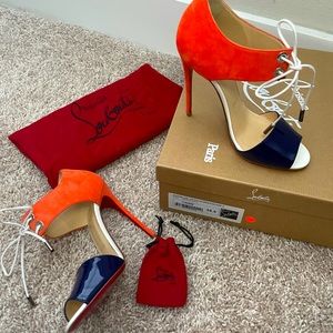 Authentic Christian Louboutin MAYERLING 120 suede